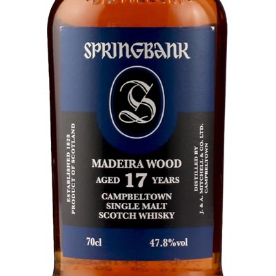 云顶17年马德拉桶单一麦芽苏格兰威士忌 Springbank Aged 17 Years Madeira Wood Campbeltown Single Malt Scotch Whisky 700ml