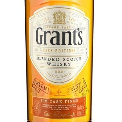 格兰过桶系列朗姆桶陈酿调和苏格兰威士忌 Grant’s Cask Editions Rum Cask Finish Blend Scotch Whisky 700ml