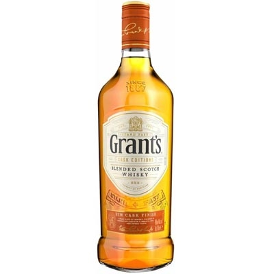 格兰过桶系列朗姆桶陈酿调和苏格兰威士忌 Grant’s Cask Editions Rum Cask Finish Blend Scotch Whisky 700ml