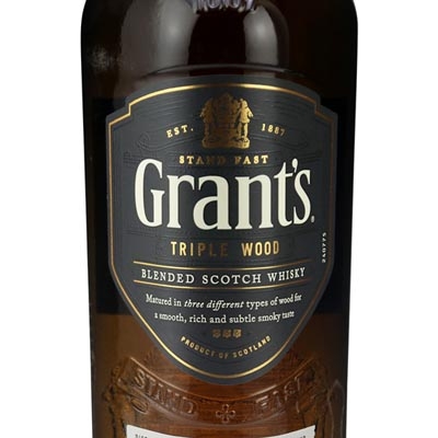 格兰三桶陈酿烟熏调和苏格兰威士忌 Grant’s Triple Wood Smoky Blend Scotch Whisky 700ml