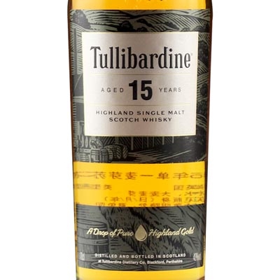 图里巴丁15年单一麦芽苏格兰威士忌 Tullibardine 15 Year Old Highland Single Malt Scotch Whisky 700ml