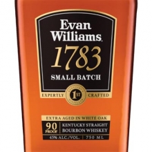 爱威廉斯1783小批量波本威士忌 Evan Williams 1783 Small Batch Kentucky Straight Bourbon Whiskey 750ml