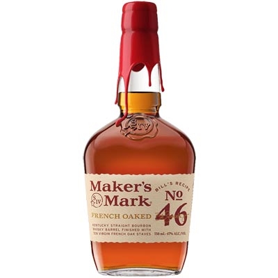 美格46波本威士忌 Maker's Mark 46 Kentucky Straight Bourbon Whisky 750ml（新旧包装随机发货）