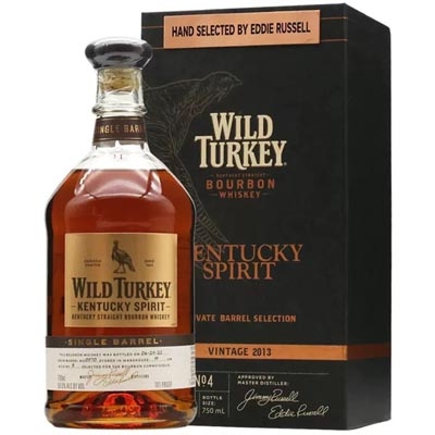 威凤凰单桶私有桶系列波本威士忌 Wild Turkey Kentucky Spirit Single Barrel Private Barrel Selection Kentucky Straight Bourbon Whiskey 750ml