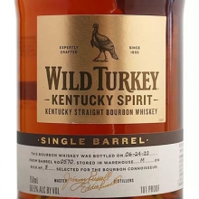 威凤凰单桶私有桶系列波本威士忌 Wild Turkey Kentucky Spirit Single Barrel Private Barrel Selection Kentucky Straight Bourbon Whiskey 750ml