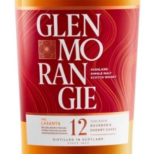 格兰杰12年雪莉桶单一麦芽苏格兰威士忌 Glenmorangie The Lasanta Sherry Cask Extra Matured 12 Year Old Single Malt Scotch Whisky 700ml