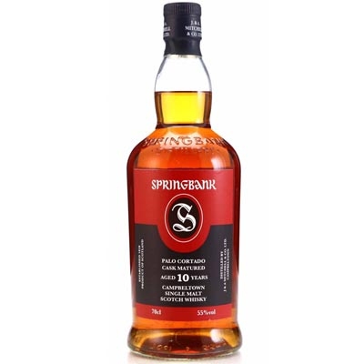 云顶10年帕罗卡特多雪莉桶单一麦芽苏格兰威士忌 Springbank Aged 10 Years Palo Cortado Cask Matured Campbeltown Single Malt Scotch Whisky 700ml