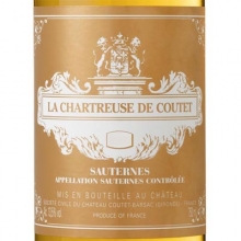 古岱庄园副牌贵腐甜白葡萄酒 La Chartreuse de Coutet 750ml