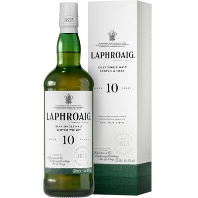 拉弗格10年单一麦芽苏格兰威士忌 Laphroaig Aged 10 Years Islay Single Malt Scotch Whisky 700ml