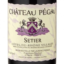 佩高酒庄罗纳河谷村庄赛提尔珍藏干红葡萄酒 Chateau Pegau Cotes du Rhone Villages Cuvee Setier 750ml