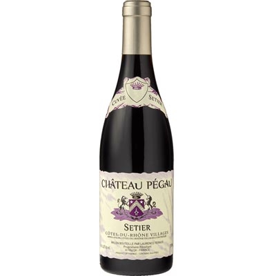 佩高酒庄罗纳河谷村庄赛提尔珍藏干红葡萄酒 Chateau Pegau Cotes du Rhone Villages Cuvee Setier 750ml